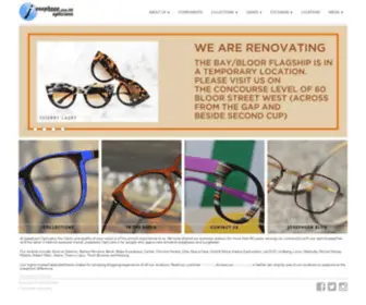 Josephson.ca(Josephson Opticians) Screenshot