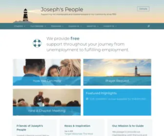 Josephspeople.org(Joseph's People Home) Screenshot