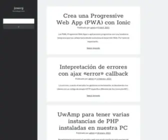 Joserg.es(Marketing Online) Screenshot