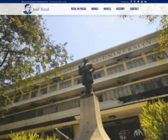 Joserizal.ph(Jose Rizal Website) Screenshot