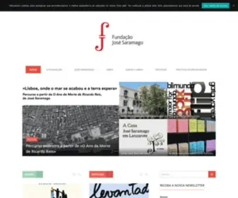 Josesaramago.org(Web oficial da Fundação José Saramago) Screenshot