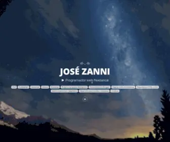Josezanni.com(Programador PHP freelance) Screenshot