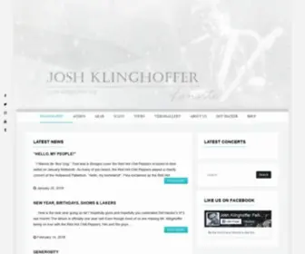 Josh-Klinghoffer.org(Josh Klinghoffer Fansite) Screenshot