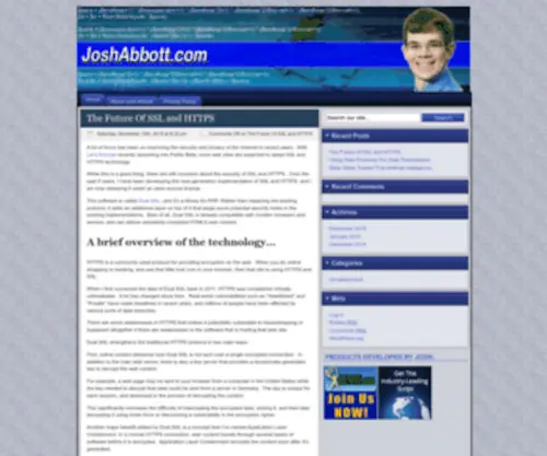 Joshabbott.com(Josh Abbott) Screenshot
