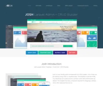 Joshadmin.com(Laravel Admin Panel) Screenshot