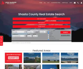 Joshbarker.com(Redding Homes For Sale) Screenshot