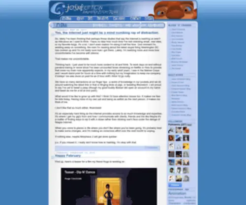 Joshburton.com(Joshburton) Screenshot