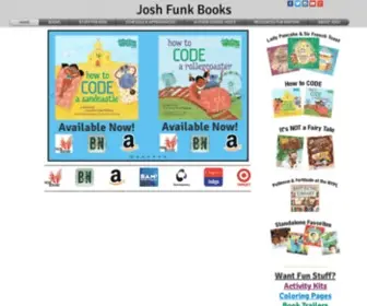 Joshfunkbooks.com(Josh Funk) Screenshot