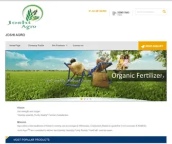 Joshiagro.com(Magnesium Sulphate Powder Manufacturer) Screenshot