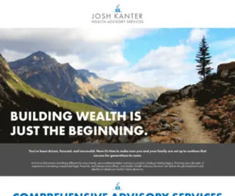 Joshkanter.com(Comprehensive Wealth Adivsory Services) Screenshot