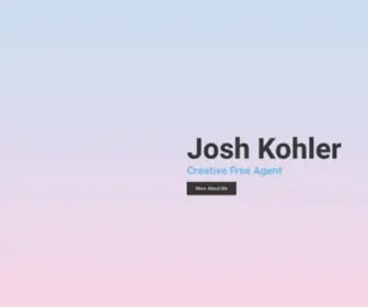 Joshkohlerr.com(Josh Kohler) Screenshot