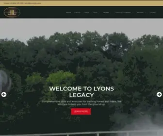 Joshlyons.com(Lyons Legacy) Screenshot