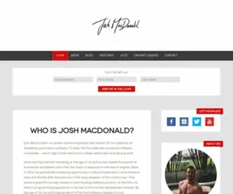 JoshmaCDonald.net(An Internet Marketing Blog) Screenshot