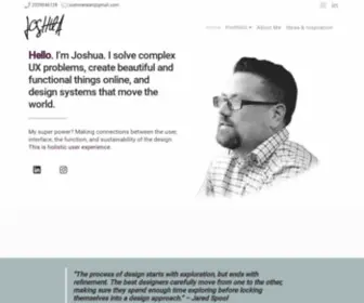 Joshmenken.com(UX and Visual Design) Screenshot