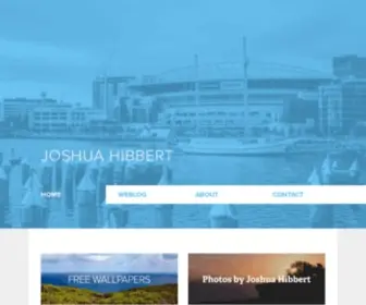 Joshnh.com(Joshua Hibbert) Screenshot