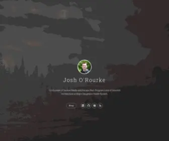 Joshorourke.com(Josh O'Rourke) Screenshot