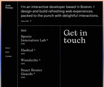 Joshpensky.com(Josh Pensky) Screenshot