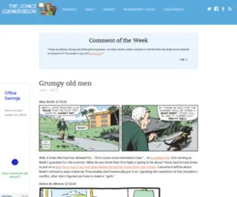 Joshreads.com(The Comics Curmudgeon) Screenshot