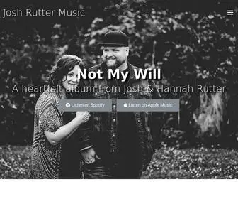 Joshruttermusic.com(Josh Rutter Music) Screenshot