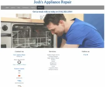 Joshsappliancerepair.com(Affordable Dryer Repair) Screenshot