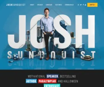 Joshsundquist.com(Motivational speaker and Paralympian Josh Sundquist shares his ski racing motto) Screenshot