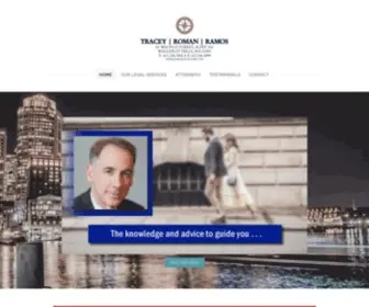 Joshtraceylaw.com(Tracey & Associates CALL TODAY (617)) Screenshot