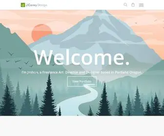 Joshuacarey.com(The Portfolio of Joshua Carey) Screenshot