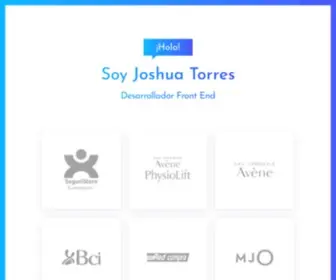 Joshua.cl(Portafolio Web de Joshua Torres) Screenshot