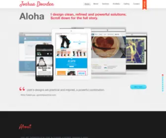 Joshuadowden.com(Joshua Dowden) Screenshot