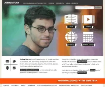 Joshuafoer.com(Joshua Foer) Screenshot
