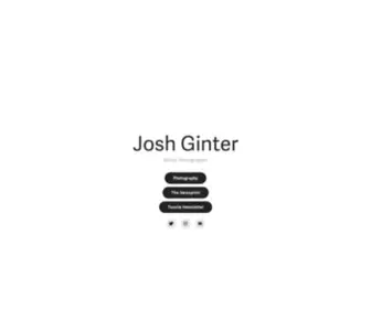 Joshuaginter.com(Josh Ginter) Screenshot