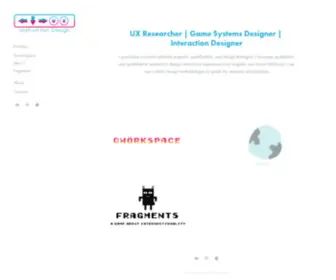 Joshuaiandesign.com(UX Researcher) Screenshot