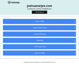 Joshuanarjes.com(Joshua Narjes) Screenshot