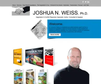 Joshuanweiss.com(Dr. Joshua N. Weiss) Screenshot