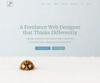 Joshuapauldesign.com(Freelance Web Designer) Screenshot