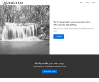 Joshuasee.com(Web Marketing Services) Screenshot