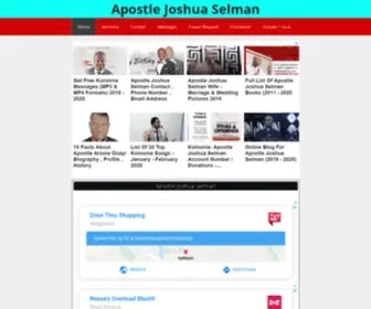 Joshuaselman.com(The Official) Screenshot