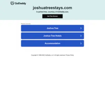 Joshuatreestays.com(Joshua Tree Stays) Screenshot