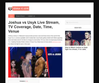 Joshuavsusyklive.com(Watch Joshua vs Usyk 2 Live Stream Reddit) Screenshot