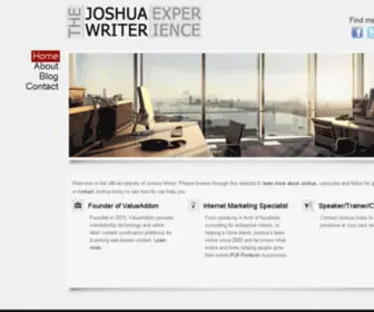 Joshuawriter.com(Joshuawriter) Screenshot