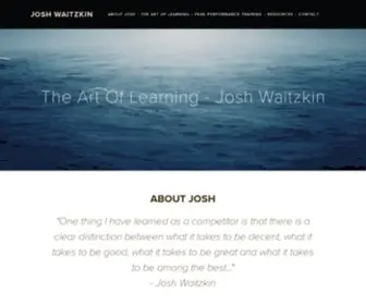 Joshwaitzkin.com(Josh Waitzkin) Screenshot