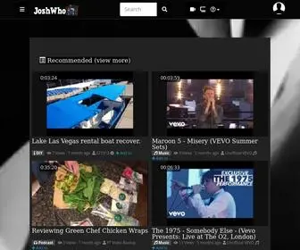 Joshwhotv.com(JoshWho TV) Screenshot