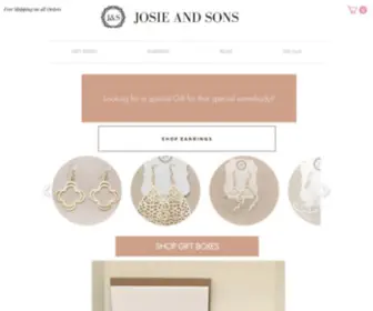 Josieandsons.com(Josie and Sons) Screenshot