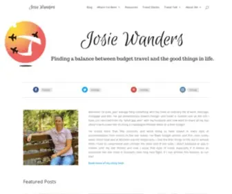 Josiewanders.com(Josie Wanders) Screenshot