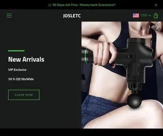 Josletc.shop(Massage gun) Screenshot