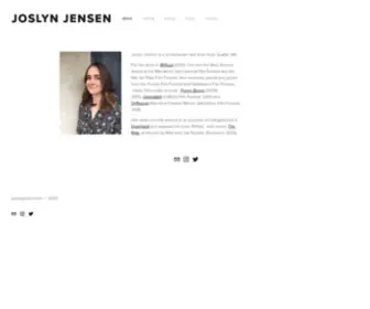 Joslynjensen.com(Joslyn Jensen) Screenshot