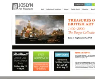 Joslyn.org(Joslyn Art Museum Omaha) Screenshot