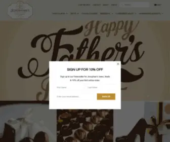 Josophans.com.au(Josophan's Fine Chocolates) Screenshot