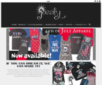 Jossity.com(Jossity Apparel) Screenshot