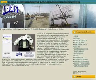 Jossoft.com.ar(Análisis de costo Construcción) Screenshot